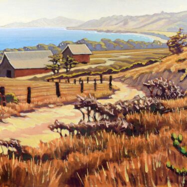 Plein air artwork from Santa Rosa Island in the Channel Islands National Park